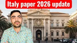 ITALY 🇮🇹 paper 2026 information Hindi / July Paper / Embassy Visa processing Time 
