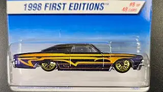 HOT WHEELS 1998 PIERWSZA EDYCJA IMPALA LOWRIDER '65! #hotwheels #chevyimpala #odlew