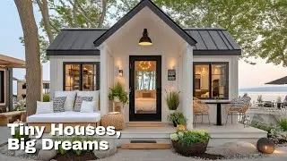 Charming Tiny House Village | Beautiful Farmhouse Homes for Early Retirement Dreams