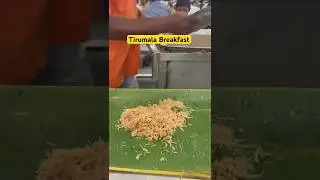 Tirumala morning free breakfast timings and menu #ttd #tirumala #tirupati #vengamamba #shorts