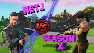 NETJ VS. SEASON X HIGHLIGHTS AND FUNNY MOMENTS(FORTNITE GAME)
