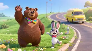 Sunny Van Family Trip | Fun Kids Song for Toddlers | Toddler Travel Adventure Rhyme