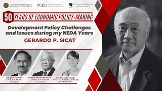 PCED@50 Lecture Series (Gerardo P. Sicat)