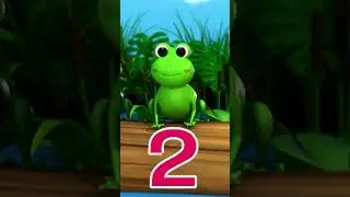 🐸 Learn to Count! 5 Little Speckled Frogs 🟢 #LBB #Frog #Counting