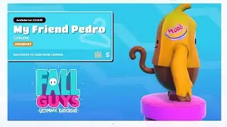 Fall Guys Item Shop LEGENDARY My Friend Pedro Costume Preview! Season 1 #FallGuysGame