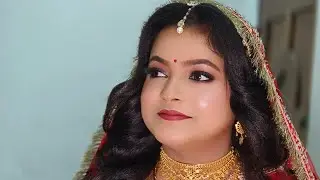আমার এই ব্রাইড এর চোখ দুটো আর হাসিটা কি দারুন মিষ্টি 🥰 #youtubevideo #bridalmakeup