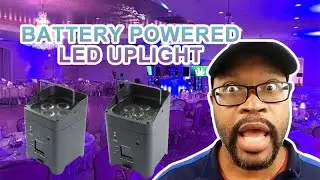 Battery led uplight | customer evaluation | DJ BOOKS introduces Grace wireless battery par light