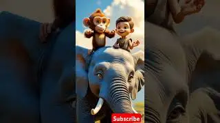Monkey and boy video #aiart #funny #aitools #cute #animals #animals #monkeyandboy #viralshort