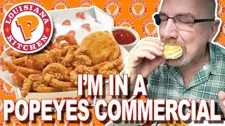 Popeyes Butterfly Shrimp Tackle Box & 🍤 I'M IN A POPEYES COMMERCIAL 🍤