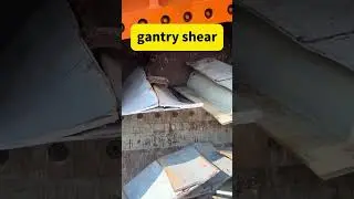 ♻️500 tons gantry shear #shear #gantry #metalrecycling #heavydutymachine