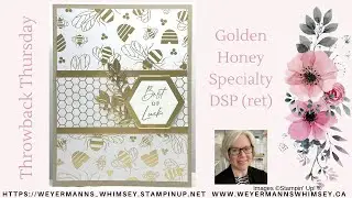 Golden Honey Specialty DSP (Ret) Best of Luck card ideas