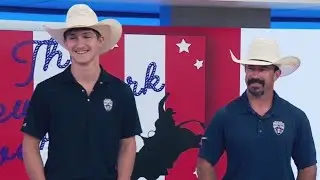 Learning about bull riding with the New York Mavericks