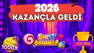 SLOT OYUNLARI 🍭 SWEET BONANZA 1000 🍭 YENİ YIL REKORLA GELDİ MAXWİNN  !! #slotoyunları
