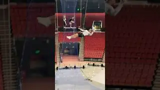 Our catcher is also good👍🔥 #gym #circus #acrobatics #shorts