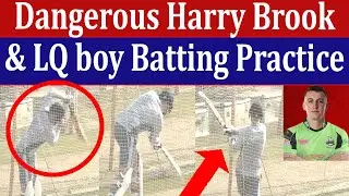 Harry Brook Hard Hitting Batting before 1st Test Match at Pindi