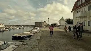 Marstrand Walk around nice round trip around the island 4k
