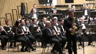 Banda Municipal de Bilbao y alumnos del conservatorio. 2017, Victor de Diego, Saxofon