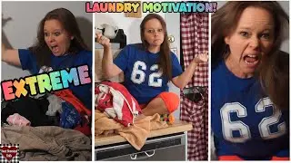 The *EXTREME* Laundry Motivation | Large Family Weekly Laundry Routine! | Extreme Laundry Day!