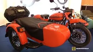 2016 Ural cT Russian Bike with Side Car - Walkaround - 2015 Salon de la Moto Paris