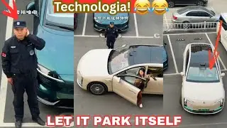 &laquo;Умный&raquo; автомобиль Huawei припарковался сам после того, как ответ женщины ошеломил охранника.