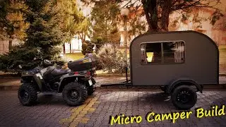 HOMEMADE ATV CAMPER TRAILER !