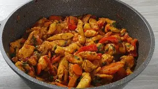 Tigaie Picanta cu Piept de Pui | Piept de Pui cu Legume | Bucataria Mariei