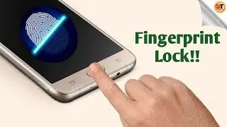 How to Set Fingerprint Lock on Samsung Galaxy J5 Pro|J6|J7 Max|J8 2018 Phones