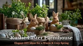 Timeless Easter Elegance: Rustic Farmhouse Decor for a Cozy Spring Vibe!