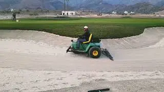 Daily Routine:Mowing Greens,Rake Bunkers.