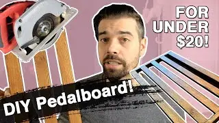 DIY Pedalboard for Under $20 | How to Build Your Own Guitar Pedalboard - The 'Pedaltrain-Wreck'