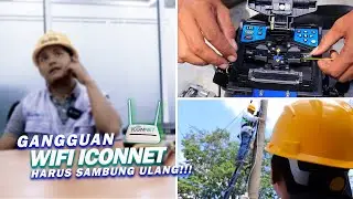 Proses Perbaikan Gangguan Wifi Pelanggan Iconnet
