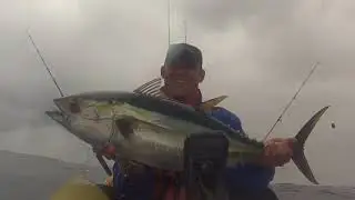 Paddle Ski Fishing - Martin de Jager - Umkomaas Tuna Double up