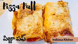 Pizza Puff Recipe | పిజ్జా పఫ్ | Puff Pizza | Puff | Easy Pizza Recipe | Indicious Kitchen
