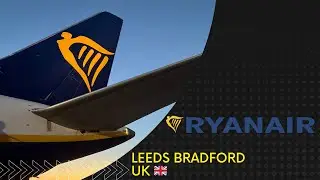 Boeing 737 MAX 8-200 Take Off | Ryanair | Leeds Bradford  to Dublin | 03/12/2025