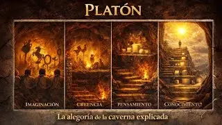 Filosofía Antigua 32 - PLATÓN: ALEGORÍA de la CAVERNA, SÍMIL del SOL y la LÍNEA DIVIDIDA. FÁCIL 