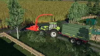 LS19 Ellerbach 2 Das Mais H&auml;ckseln geht los