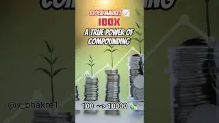 ₹100 Se ₹10,000? Real Power of Compounding Explained.!!💸 #shorts #stockmarket #compoundinginterest