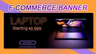 How to Make E-commerce Product Banner Design | E-commerce Product Banner Design | Banner Design