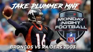 Jake Plummer MNF Broncos VS Raiders 2003 (VHS Football)
