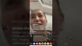 Tim Sawyer at China Roces nag away on live sa Facebook
