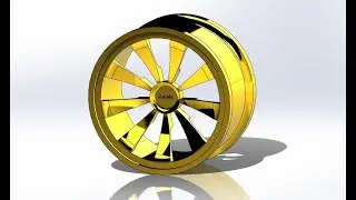 Modeling a Car Rim in SolidWorks | Realistic 3D Design and Rendering Tutorial