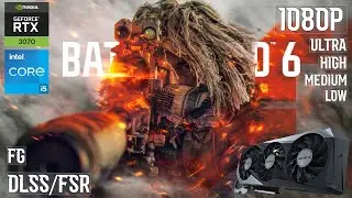 Battlefield 6 RTX 3070 8GB All Settings Tested 1080p - RTX 3070 Gaming Test 2026