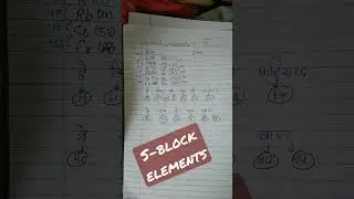 s-block elements #handwritten #sblock#shzclasses#ncert #notes #chemistry #periodictable#periodicity