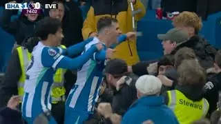 Pascal Gross Goal | Brighton vs Everton 1-1 | Highlights & goals | Premier League 26