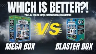 Mega Box vs Blaster Box: Which Wins? 2023-24 Panini Hoops Premium Stock Basketball Showdown