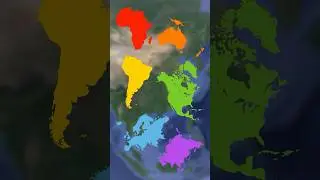 The Largest Countries on Each Continent! 🌍 🗺 #shorts