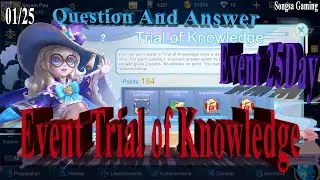 New Event Trial of Knowledge | Question And Answer | Mobile Legends Bang Bang
