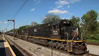 IC 1032 leads L536 at 211th street station Matteson il