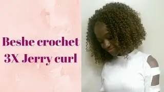 beshe Brazilian jerry curl crochet hair / 3x beshe jerry curl
