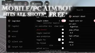 [PATCHED NEW SCRIPT VID UPLOADED] free mobile button aimbot / pc script da hood BLATANT*